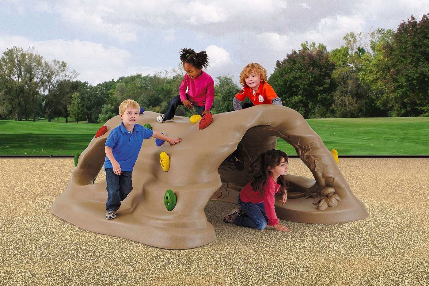 An UltraPlay EarlyWorks outdoor classroom designed for preschoolers