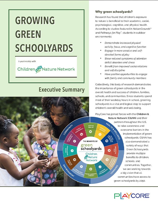 Green schoolyards full