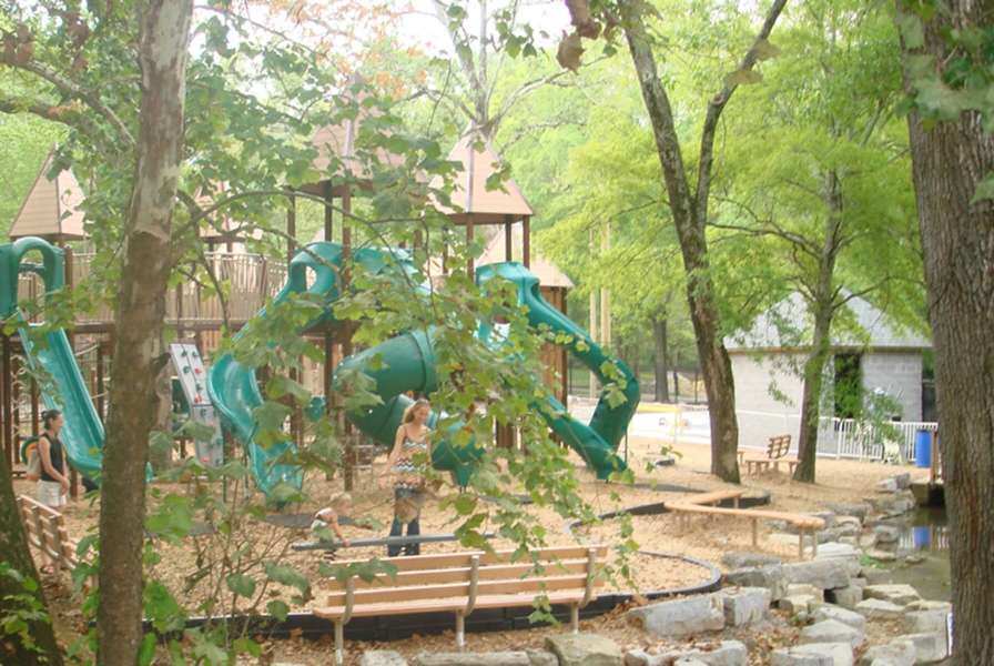 The nature play space at lake winnepesaukah 1